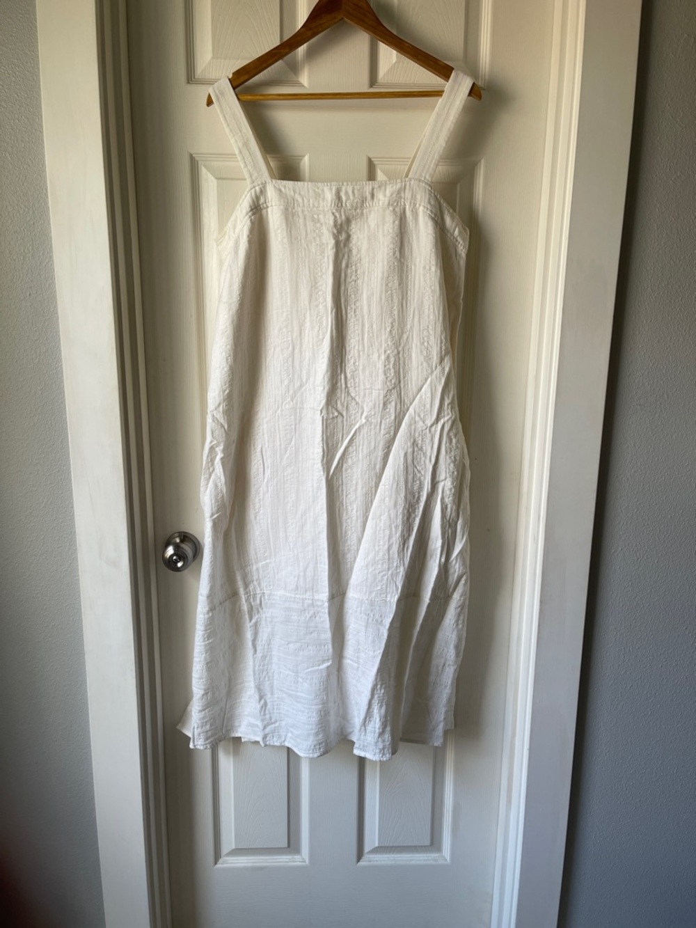 Eileen Fisher 100% Organic Cotton Midi Dress